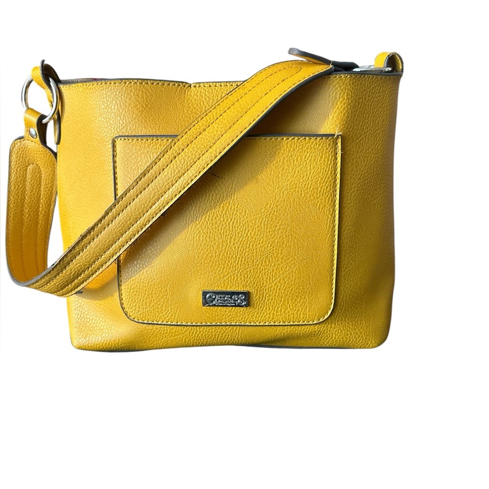 Carlos Santana lightweight gorgeous mustard, yellow handbag/purse
